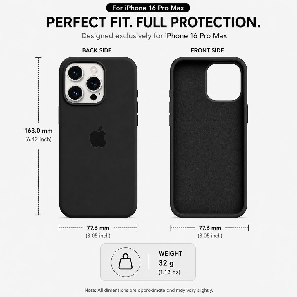 Olive Green Anti-Fingerprint Premium Silicone Case for iPhone 16 Pro Max
