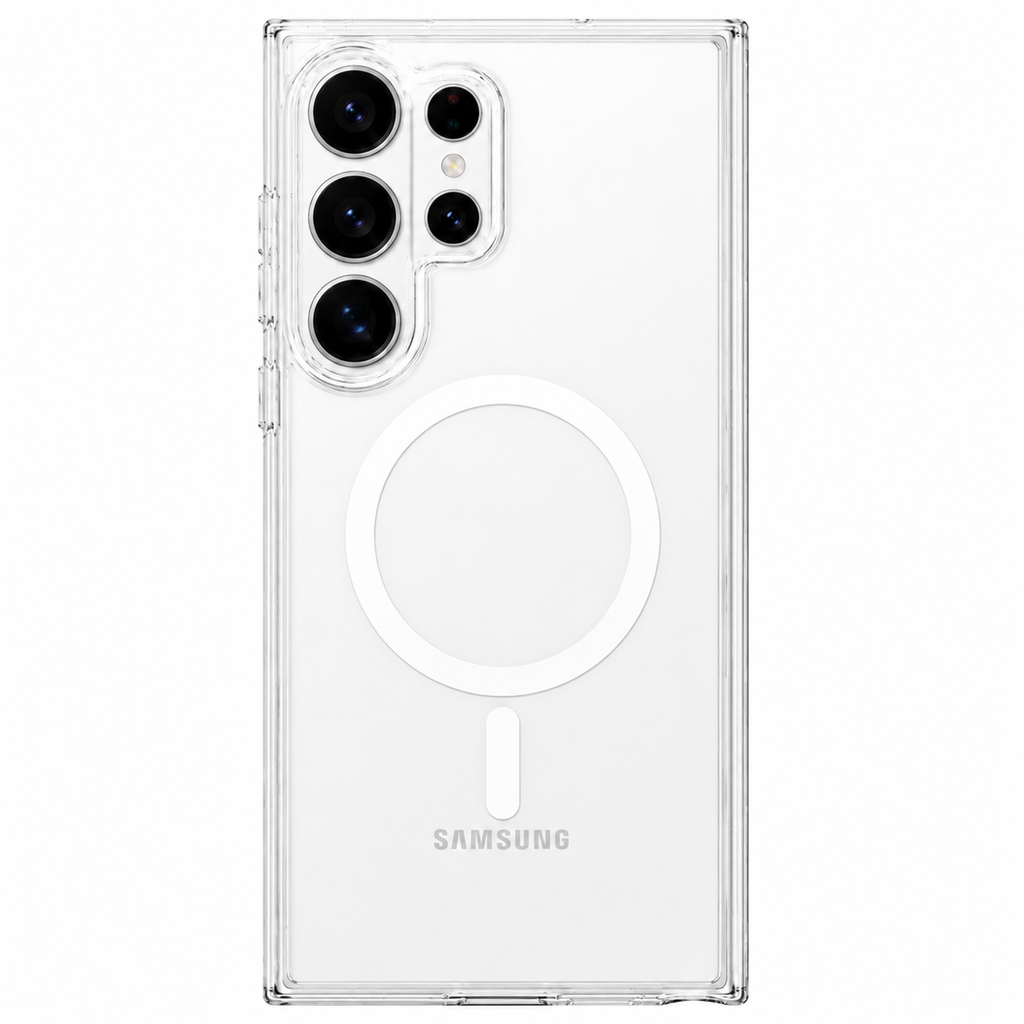 Anti Yellow Clear Case with N52 MagSafe for Samsung S26 Ultra