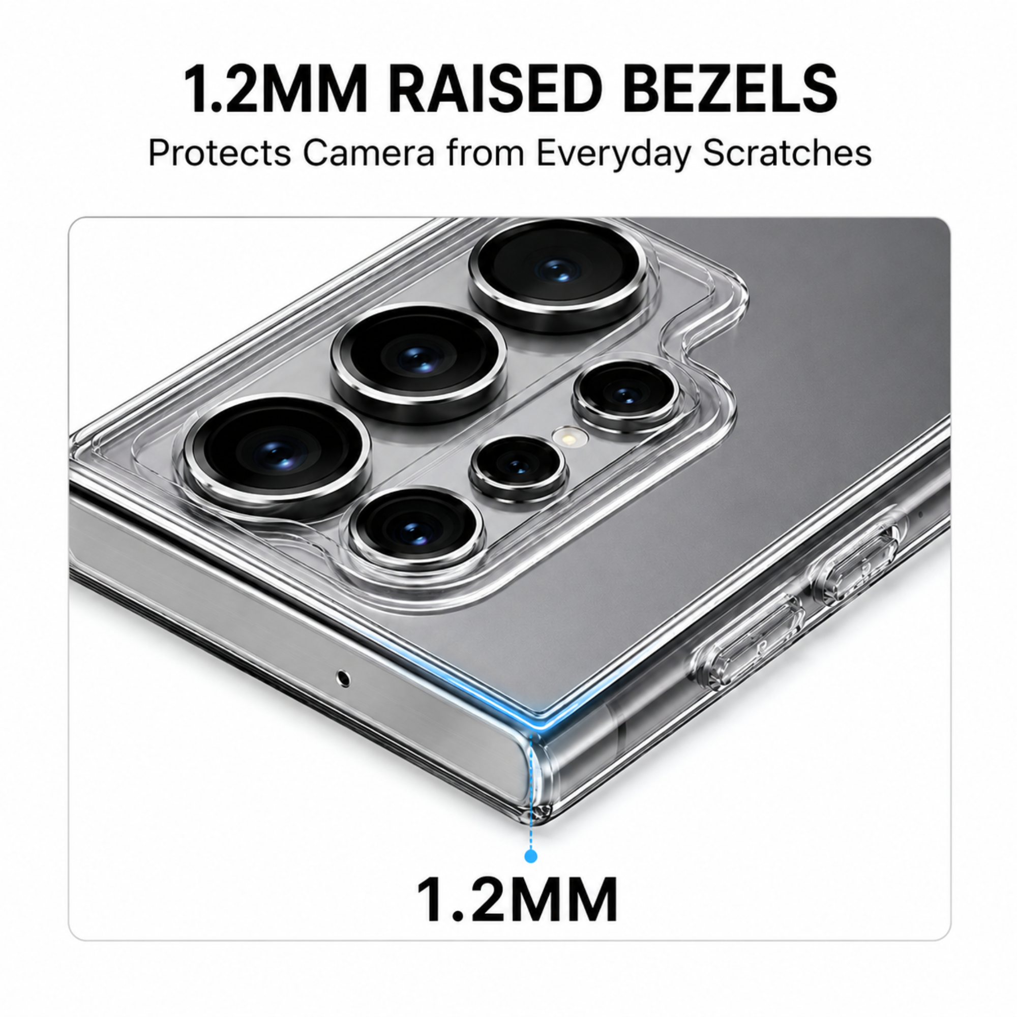 Anti Yellow Clear Case with N52 MagSafe for Samsung S24 Ultra