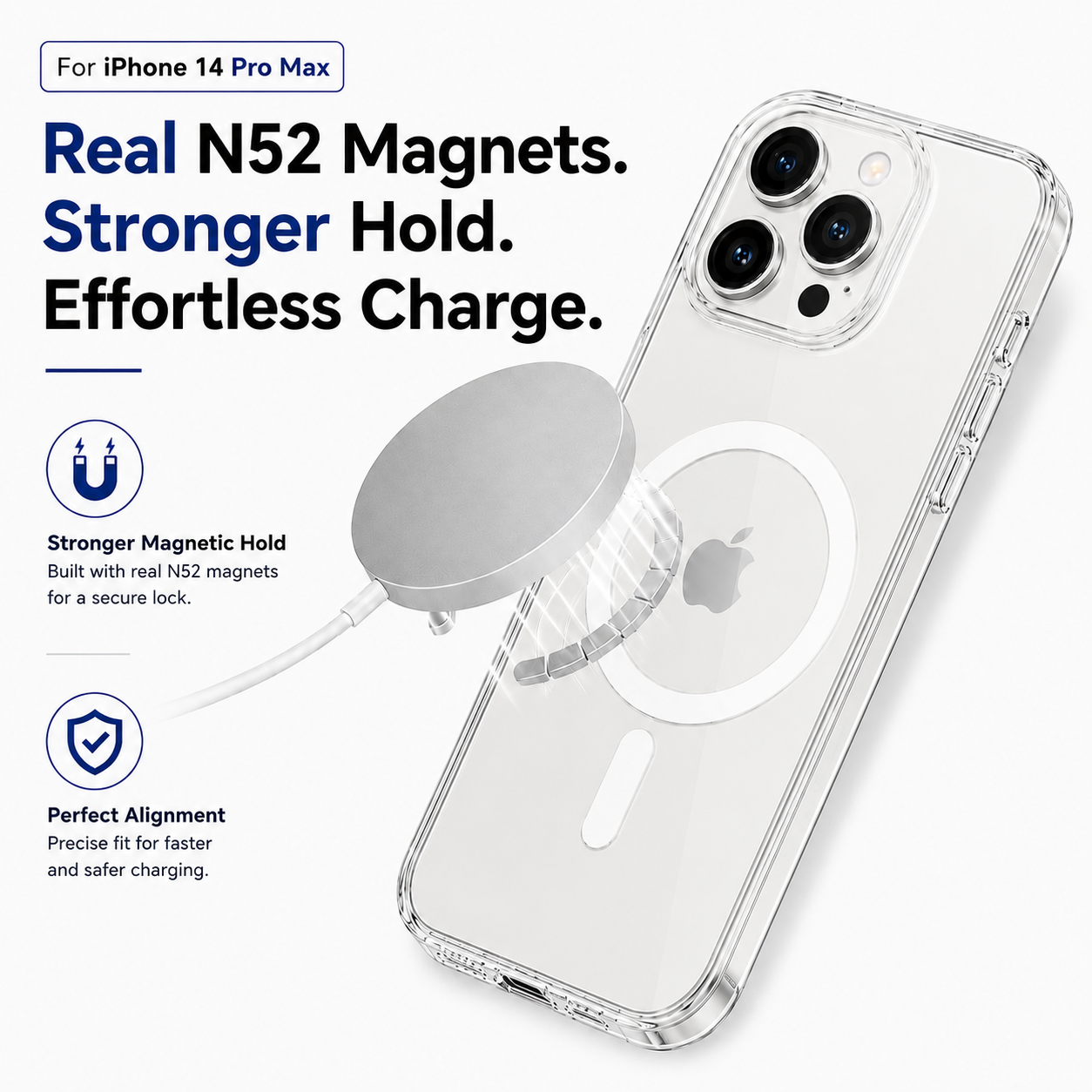 N52 MagSafe Clear Case for iPhone 14 Pro Max