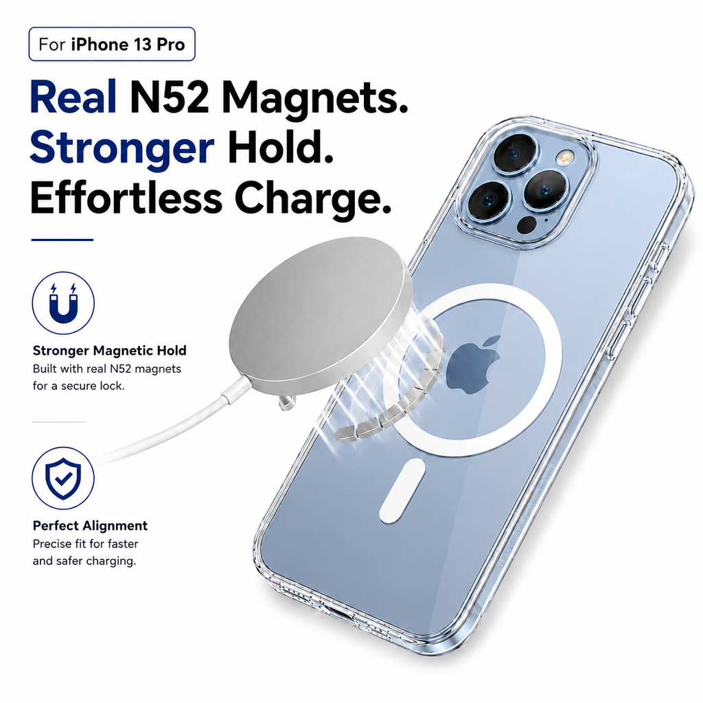 N52 MagSafe Clear Case for iPhone 13 Pro