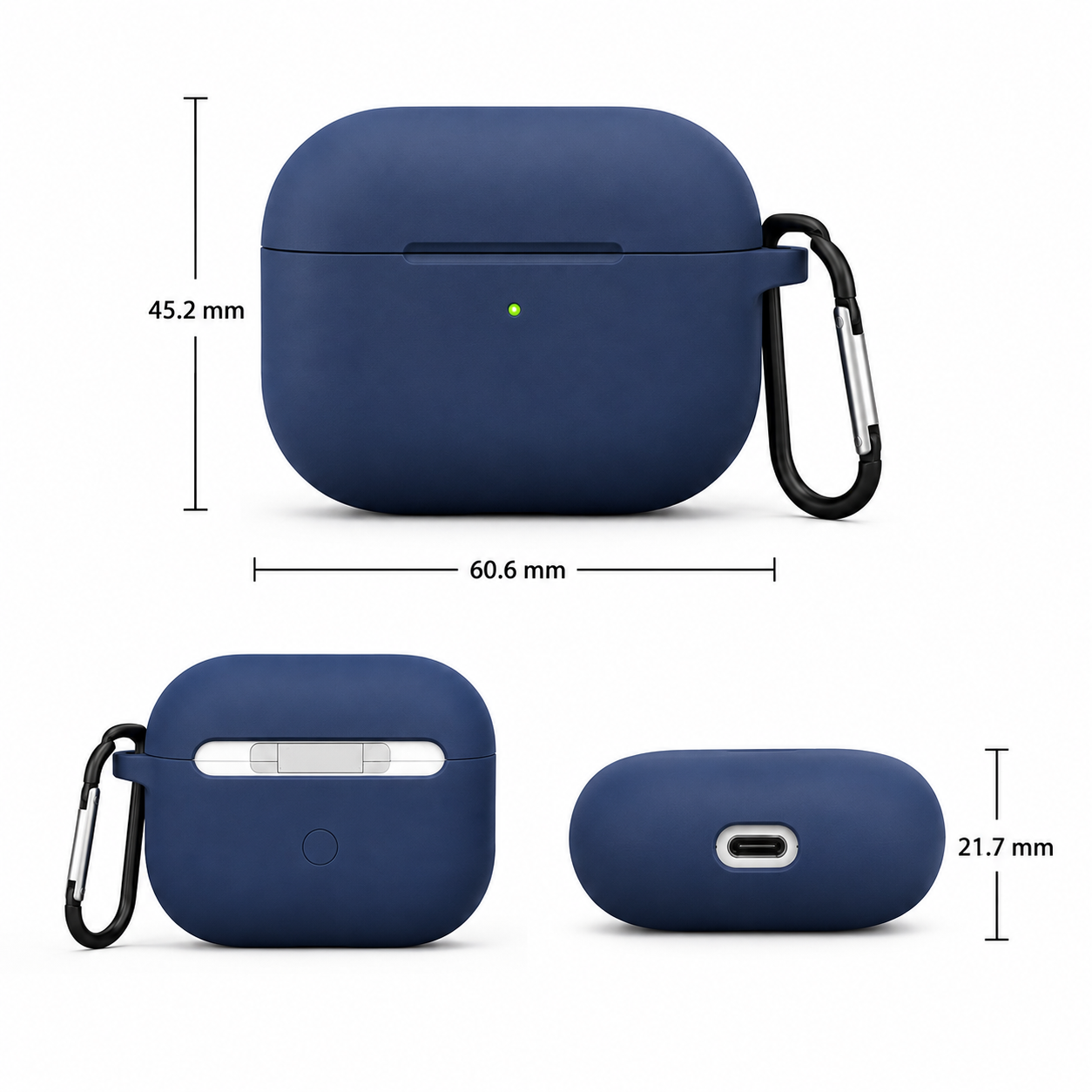 Soft Silicone Protective Case for AirPods Pro 2