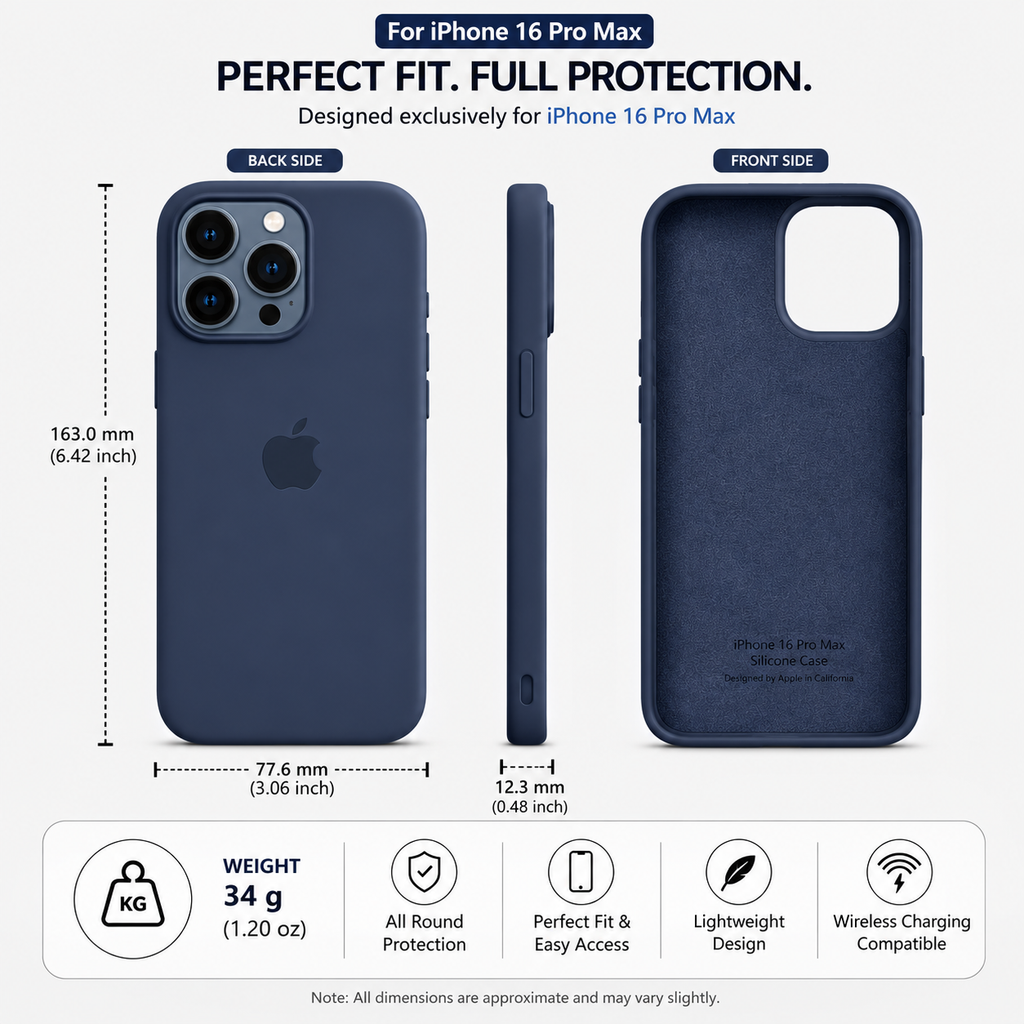 Olive Green Anti-Fingerprint Premium Silicone Case for iPhone 16 Pro Max