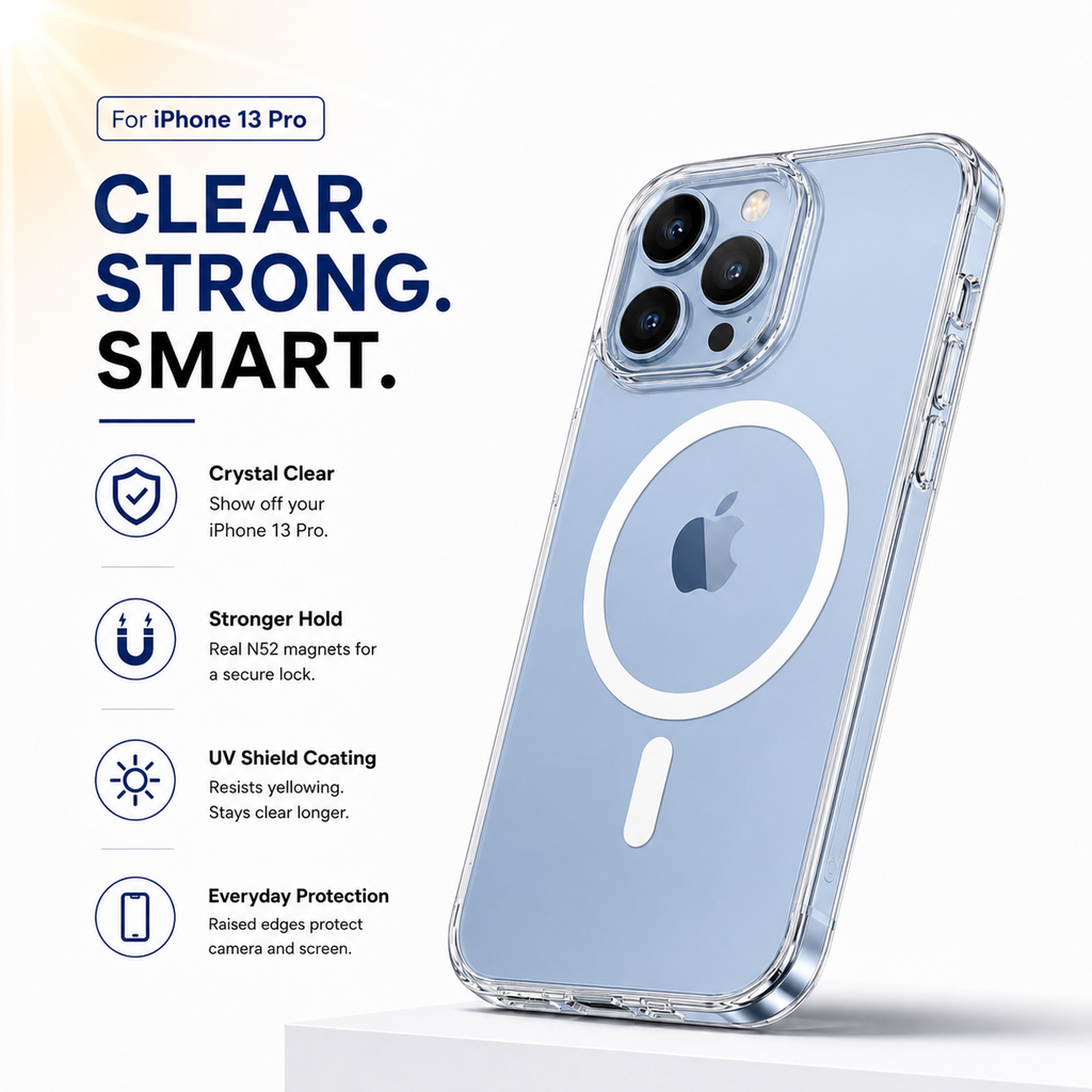N52 MagSafe Clear Case for iPhone 13 Pro