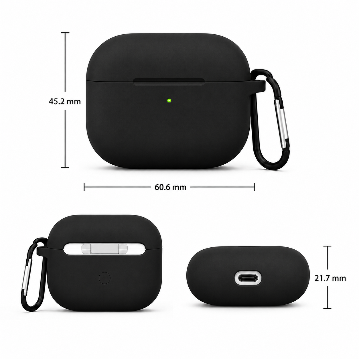 Soft Silicone Protective Case for AirPods Pro 2