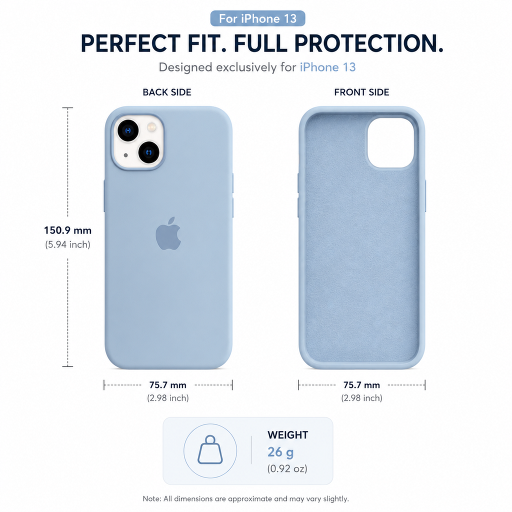 Anti-Fingerprint Premium Silicone Case for iPhone 13