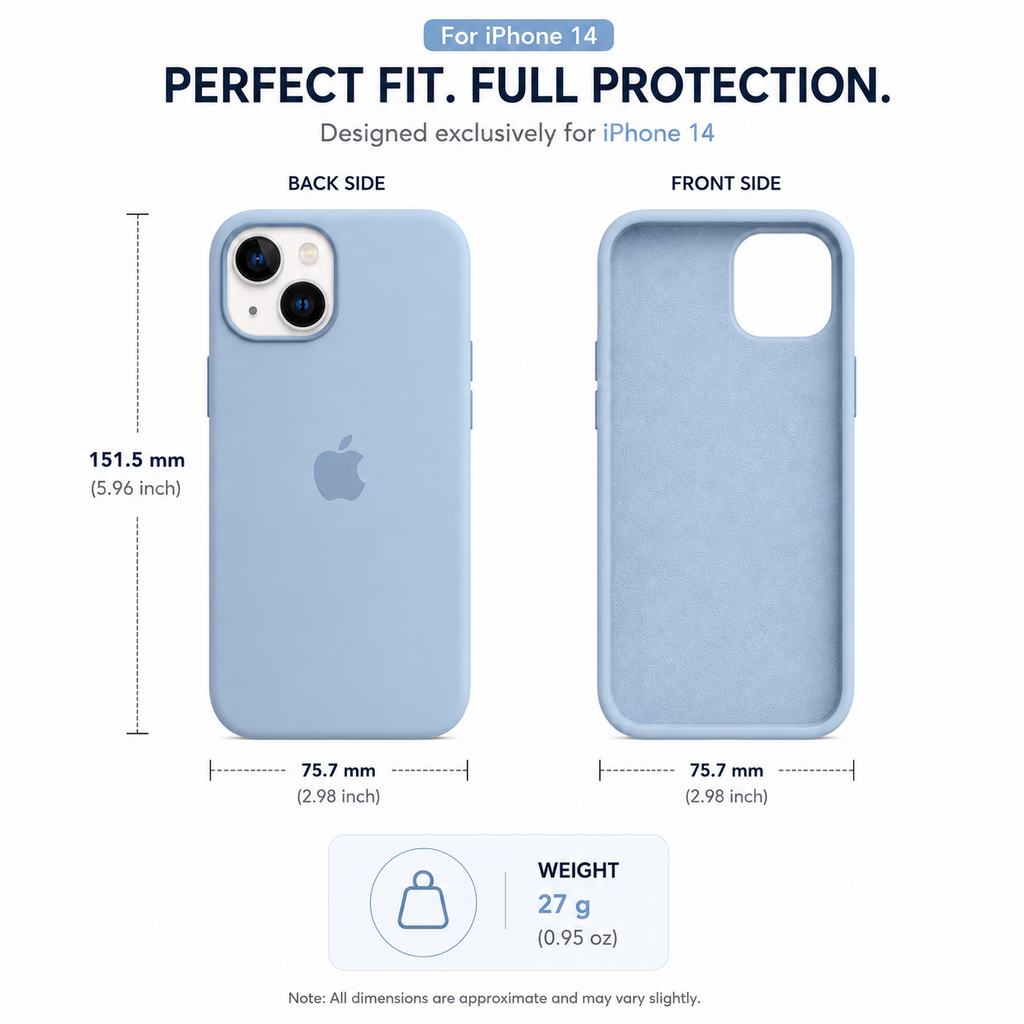 Anti-Fingerprint Premium Silicone Case for iPhone 14
