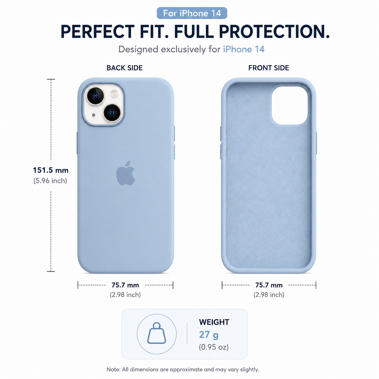 Anti-Fingerprint Premium Silicone Case for iPhone 14