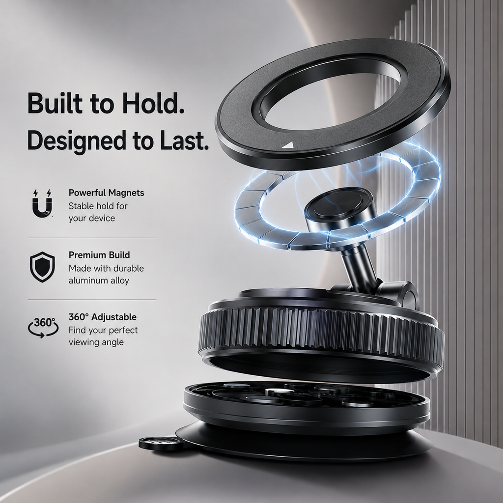 360 Degree MagPro Mount with N52 MagSafe